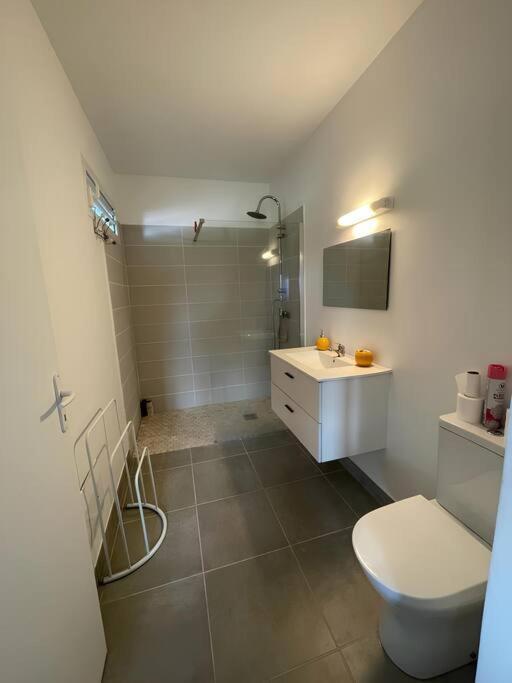 Bas De Villa F2 Neuf Avec Terrasse Et Piscine 르 디아망 외부 사진